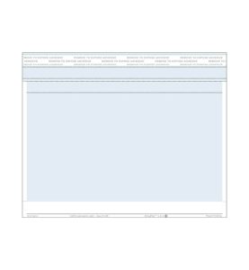 6" x 9"- (white frame)<br>ALR - Clear Booklet Envelopes
