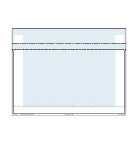 6" x 9.5" - (white frame)<br>ALR - Clear Booklet Envelopes