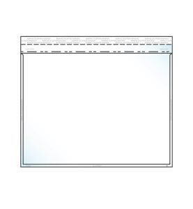 a clear catalog envelope