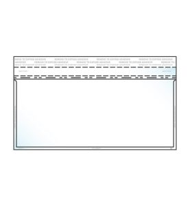 A clear #10 envelope